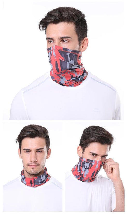 Outdoor Ice Silk Sun Protection Bib Motorcycle Neck Cover